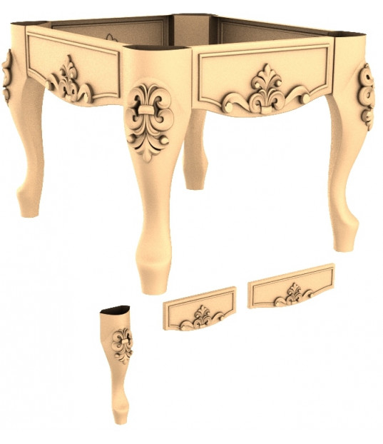 Baroque Elegance Table Frame