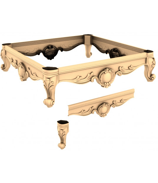 Elegant Baroque Table Frame