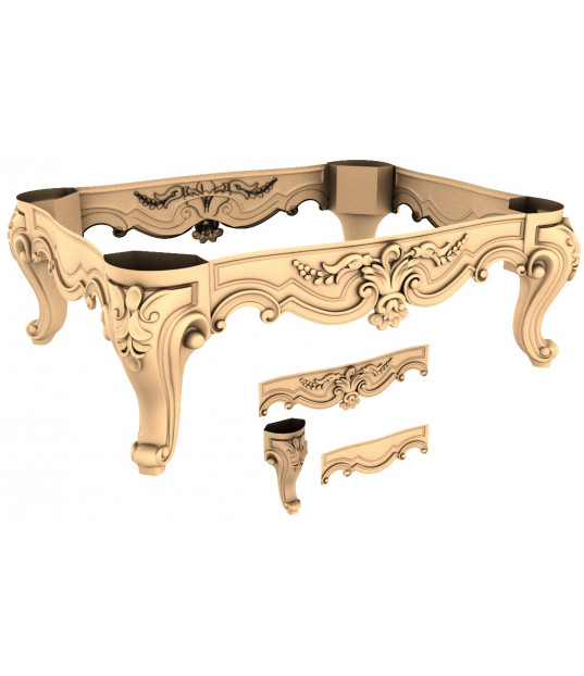 Baroque Elegance Table Frame