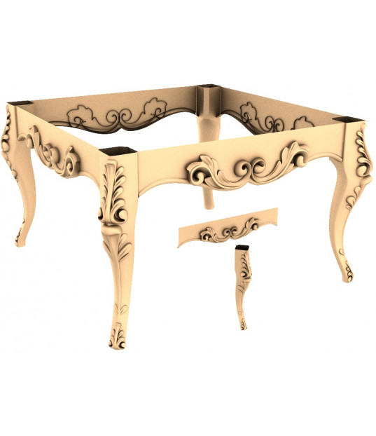 Baroque Elegance Table Frame