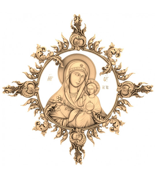 Madonna and Child 3D Relief