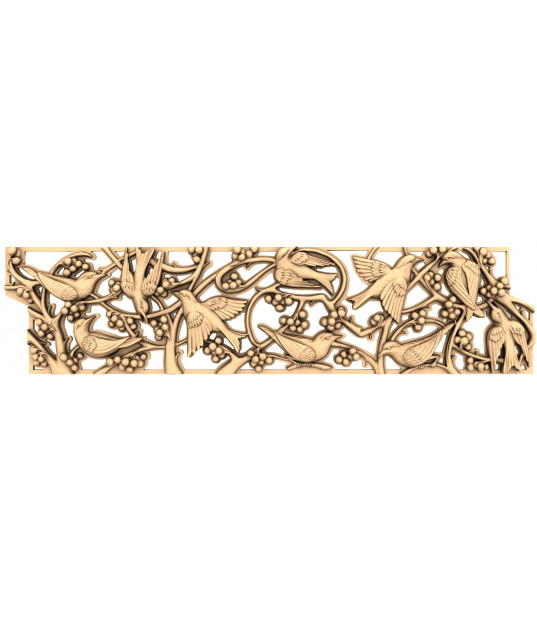 Whimsical Aviary Frieze