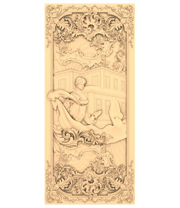 Baroque Elegance Wall Panel