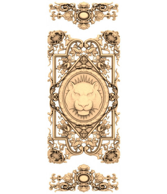 Majestic Lion Relief