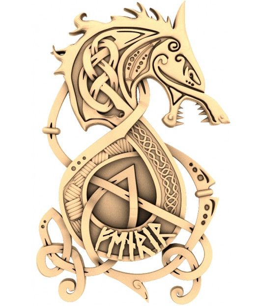 Norse Dragon Emblem