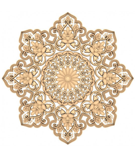 Floral Mandala Ornament
