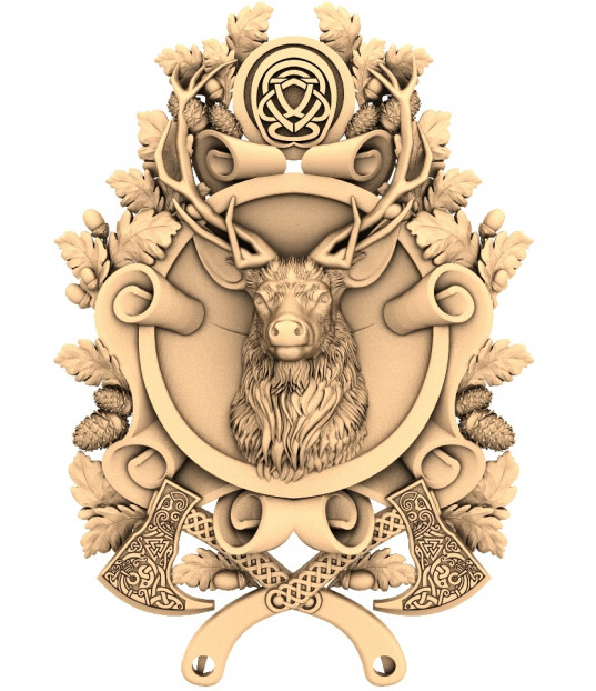 Majestic Stag Crest