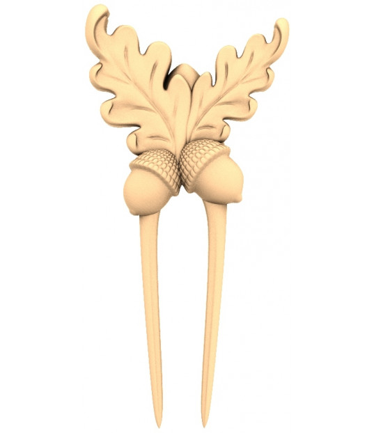 Acorn Leaf Hairpin