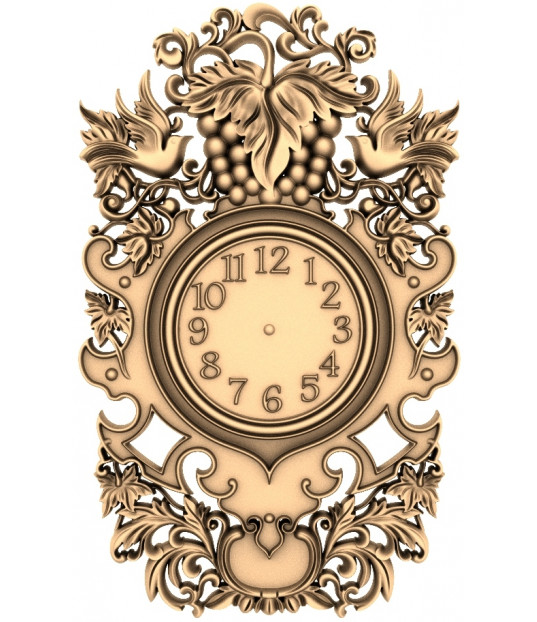 Ornate Vine Clock Frame