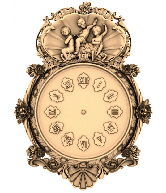 Cherubic Elegance Wall Clock