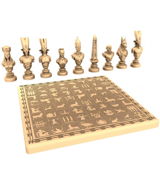 Mystical Egypt Chess Set