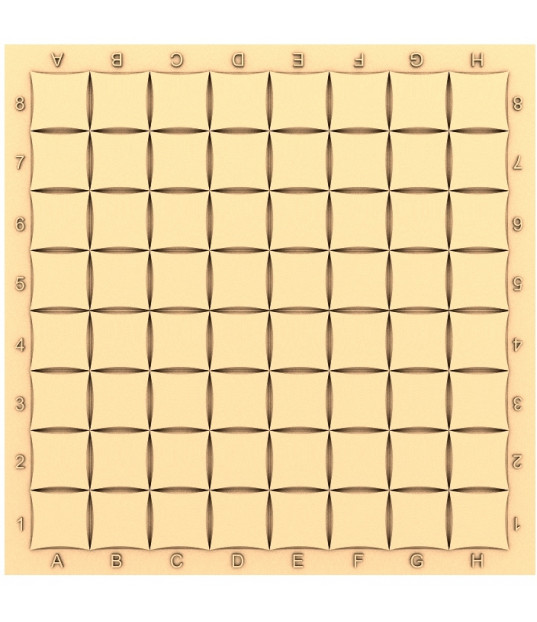 Geometric Elegance Chess Board