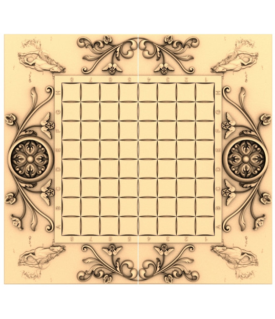 Royal Chessboard Relief