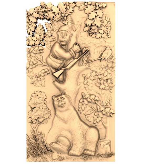 Hunter and Bear Relief