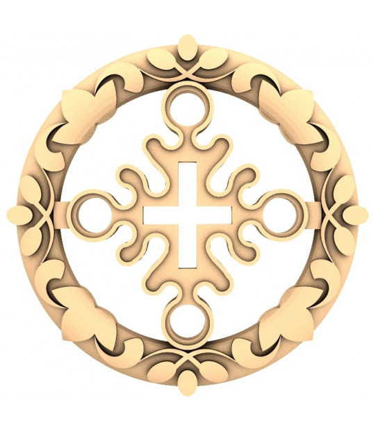 Ornate Cross Relief