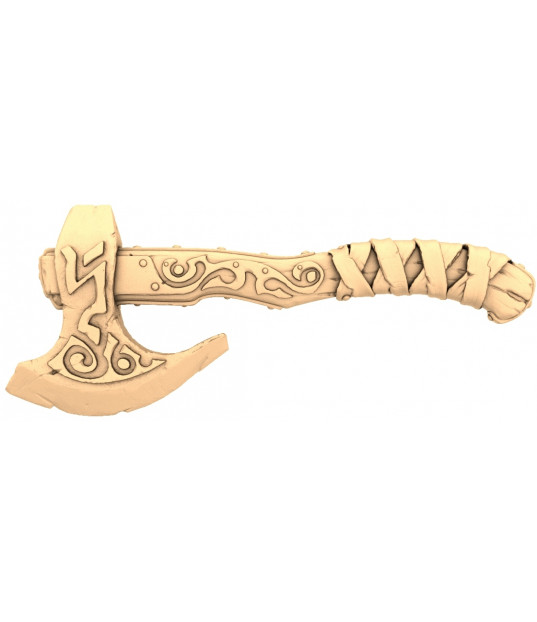 Viking Carved Axe
