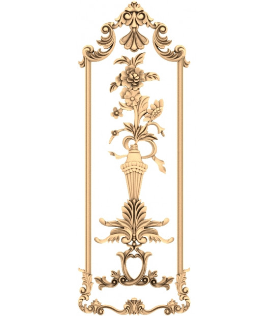 Floral Elegance Panel
