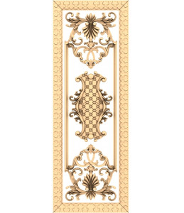 Baroque Floral Panel