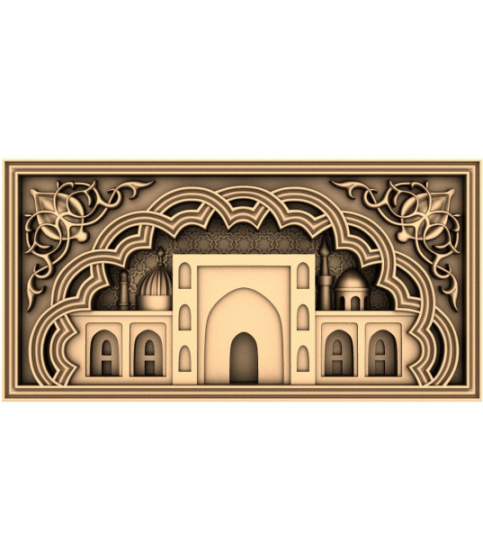 Oriental Splendor 3D Panel