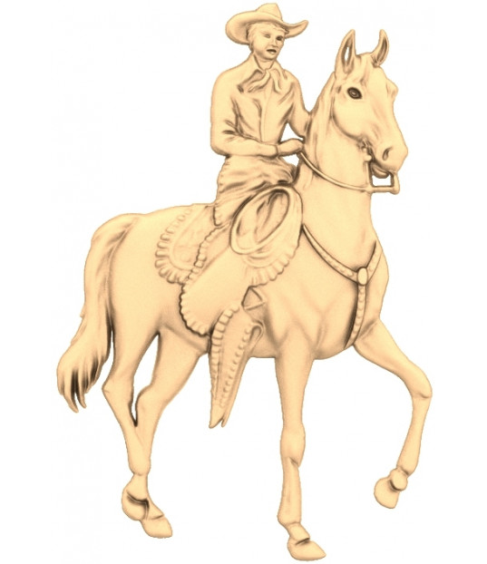 Cowboy on Horseback