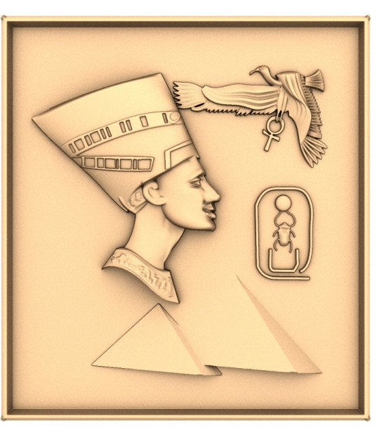 Queen Nefertiti's Elegance Relief