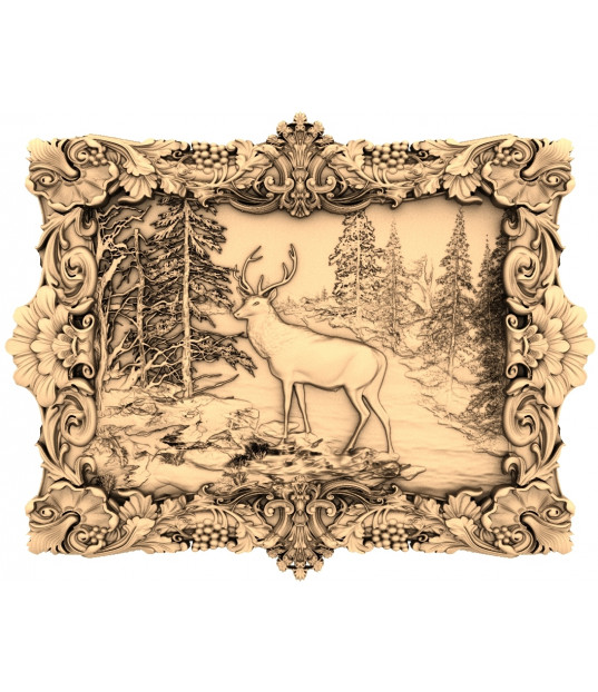 Majestic Woodland Scene