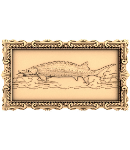 Majestic Sturgeon Relief