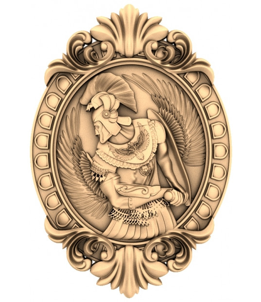 Winged Gladiator Medallion