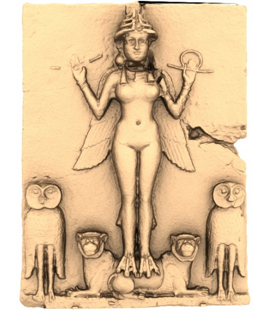Winged Deity Relief