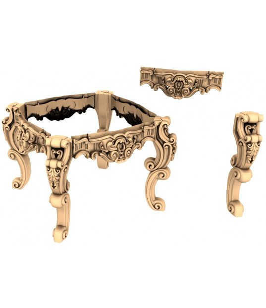 Baroque Elegance Table Frame