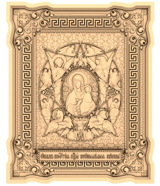 Icon of the Mother of God Unfading Bloom