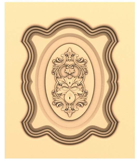 Baroque Elegance Relief