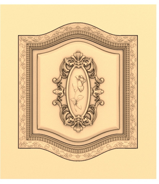 Floral Elegance Panel