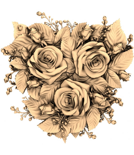 Floral Heart Embrace