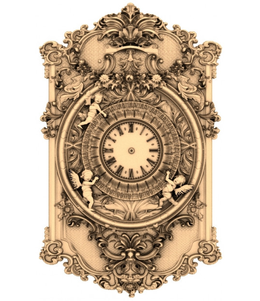Cherubic Elegance Wall Clock