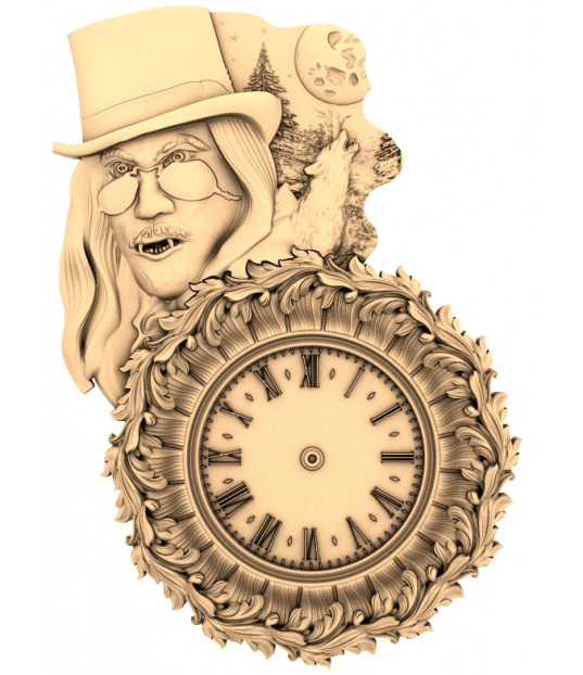 Lunar Portrait Clock