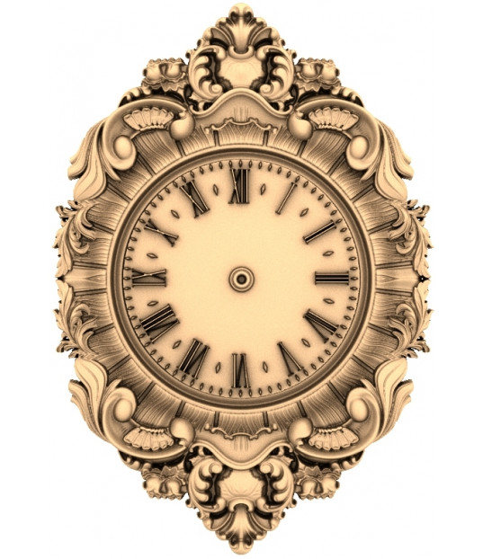 Ornate Baroque Clock Frame