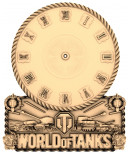 World of Tanks Clock Medallion