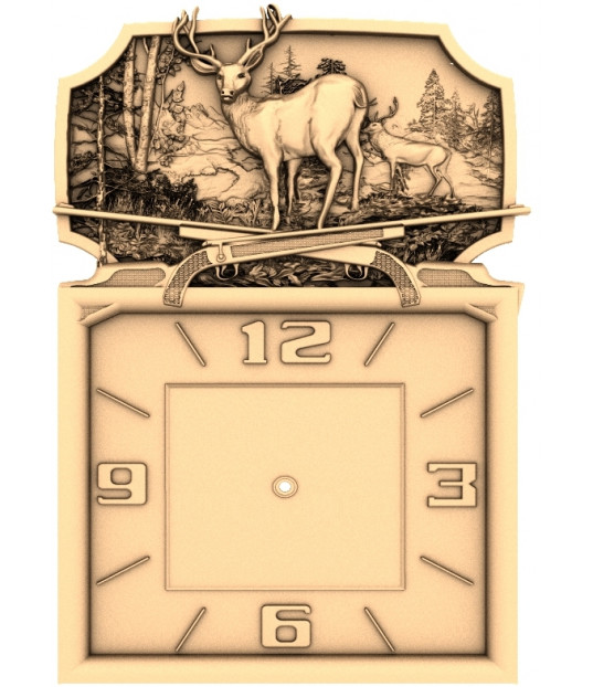 Majestic Deer Wall Clock